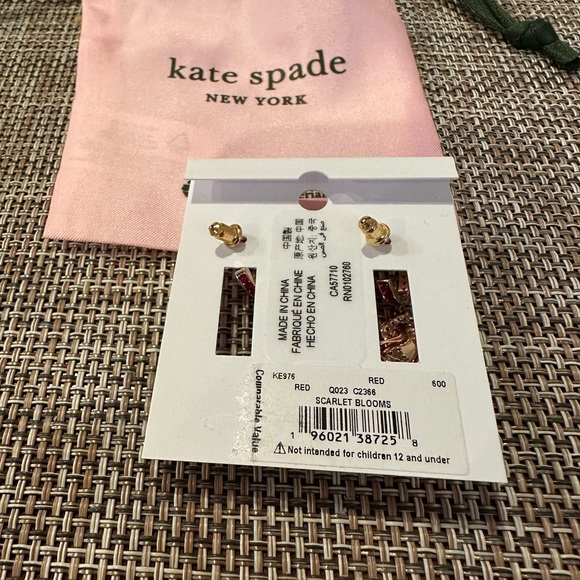 Kate Spade Scarlett Blooms Rose Earrings - Picture 2 of 5